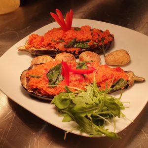 Stuffed Aubergine With Couscous