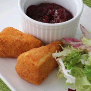 Deep Fried Crumbed French Brie