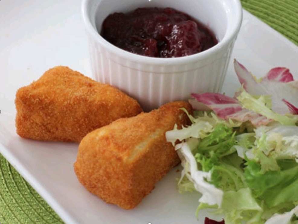 Deep Fried Crumbed French Brie