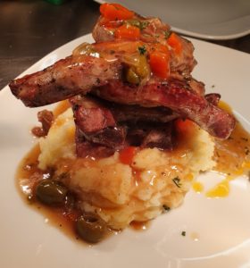 Marinated Welsh Lamb Chops & Creamy Mashed Potatoes