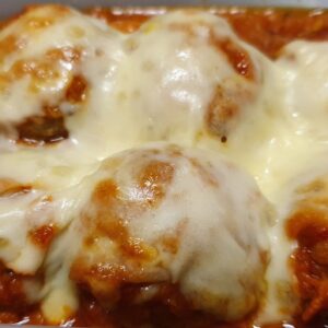 HOMEMADE BEEF & LAMB MEATBALLS