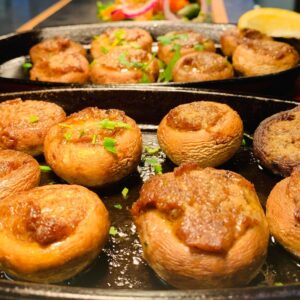 Stuffed Button Mushrooms